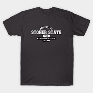 Stoner State Recreational Weed THC Funny T-Shirt